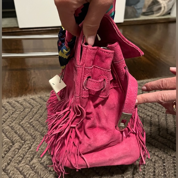 Alkimya Funky Pink Suede Tote - Picture 5 of 9